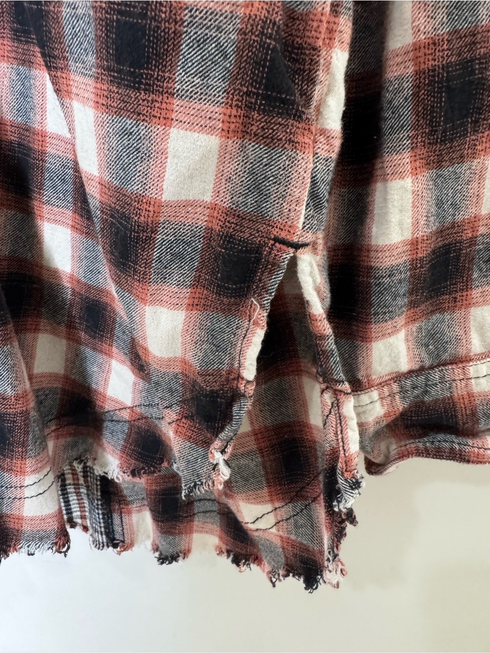Free People Wildfire Plaid Top - Picture 7 of 8